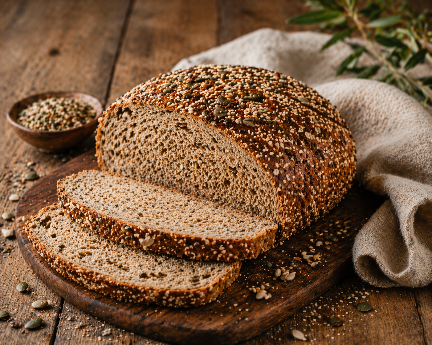 Wild Seeds and Kitchen Sprouted Sourdough Bread